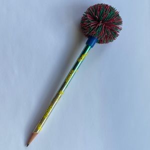 Koosh ball pencil and topper